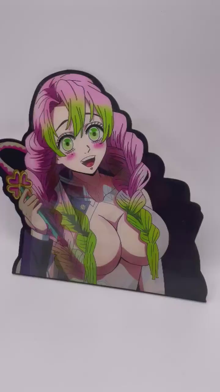 Peeker Sticker 3D Lenticular Motion Anime Style Slayer MK 2