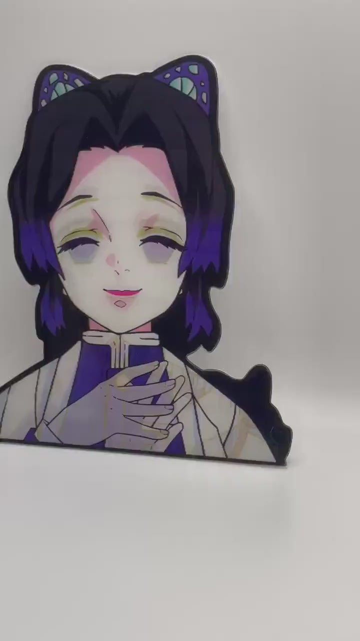 Peeker Sticker 3D Lenticular Motion Anime Style Slayer Shin