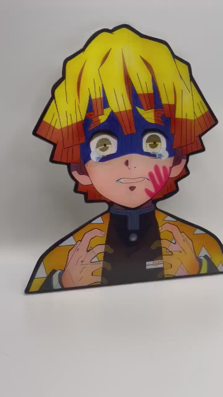 Peeker Sticker 3D Lenticular Motion Anime Style Slayer ZA