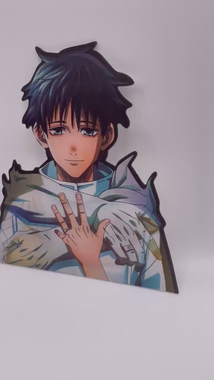 Peeker Sticker 3D Lenticular Motion Anime Style JJK 12