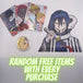 Peeker Sticker 3D Lenticular Motion Anime Style Slayer x3