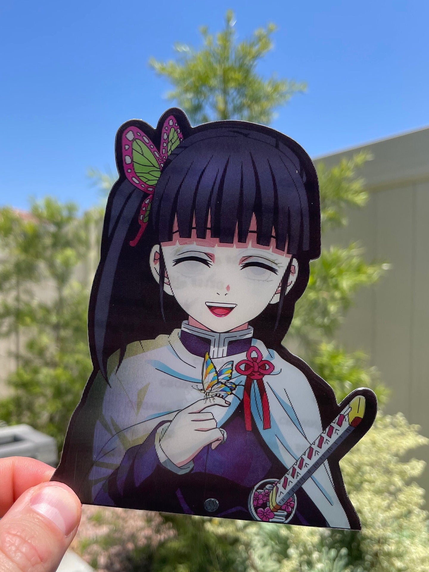 Peeker Sticker 3D Lenticular Motion Anime Style Slayer V22