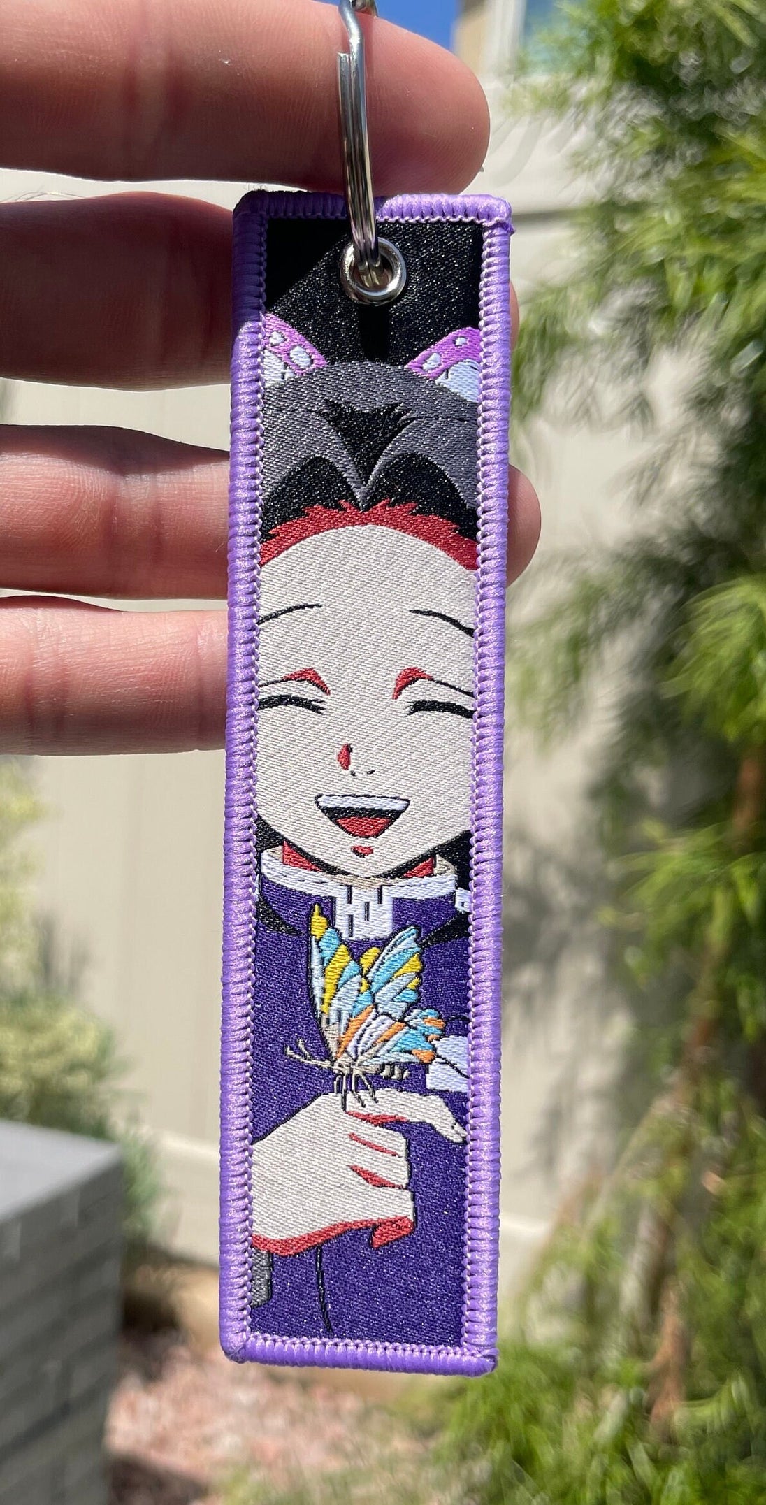 Embroidered Anime Jet Tag / Key Tag