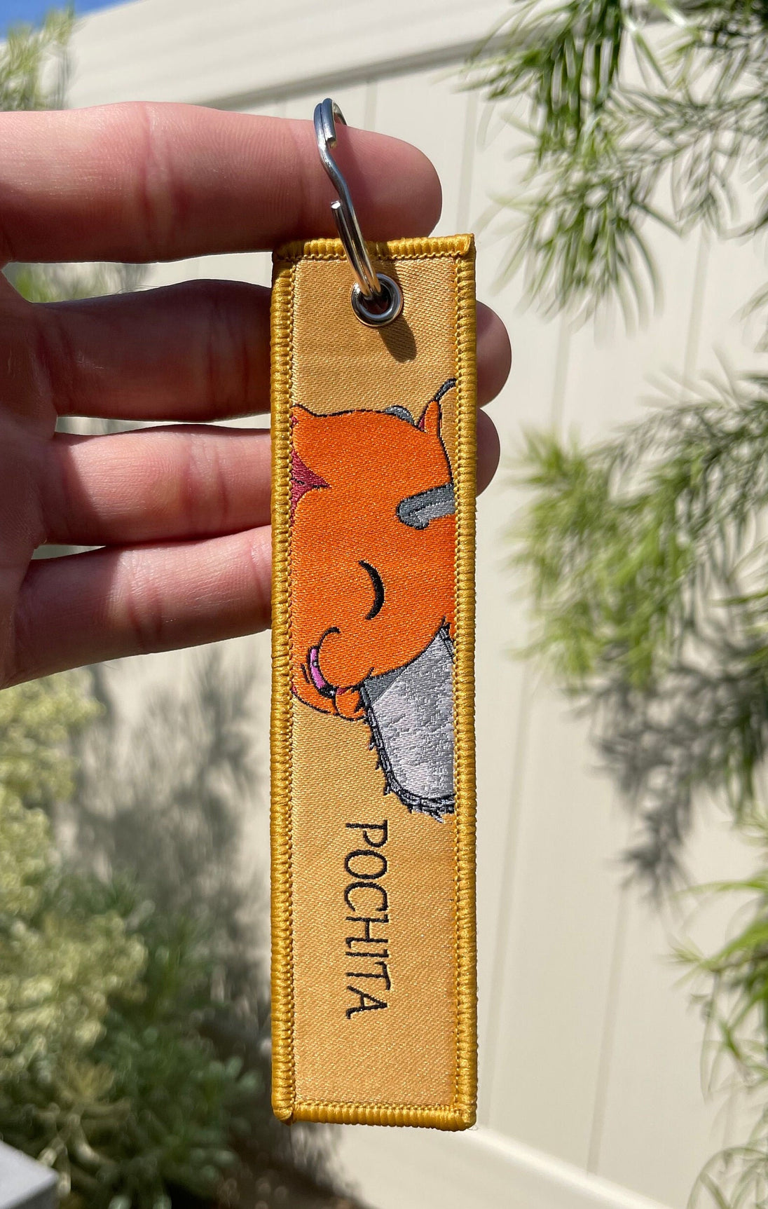 Embroidered Anime Jet Tag / Key Tag