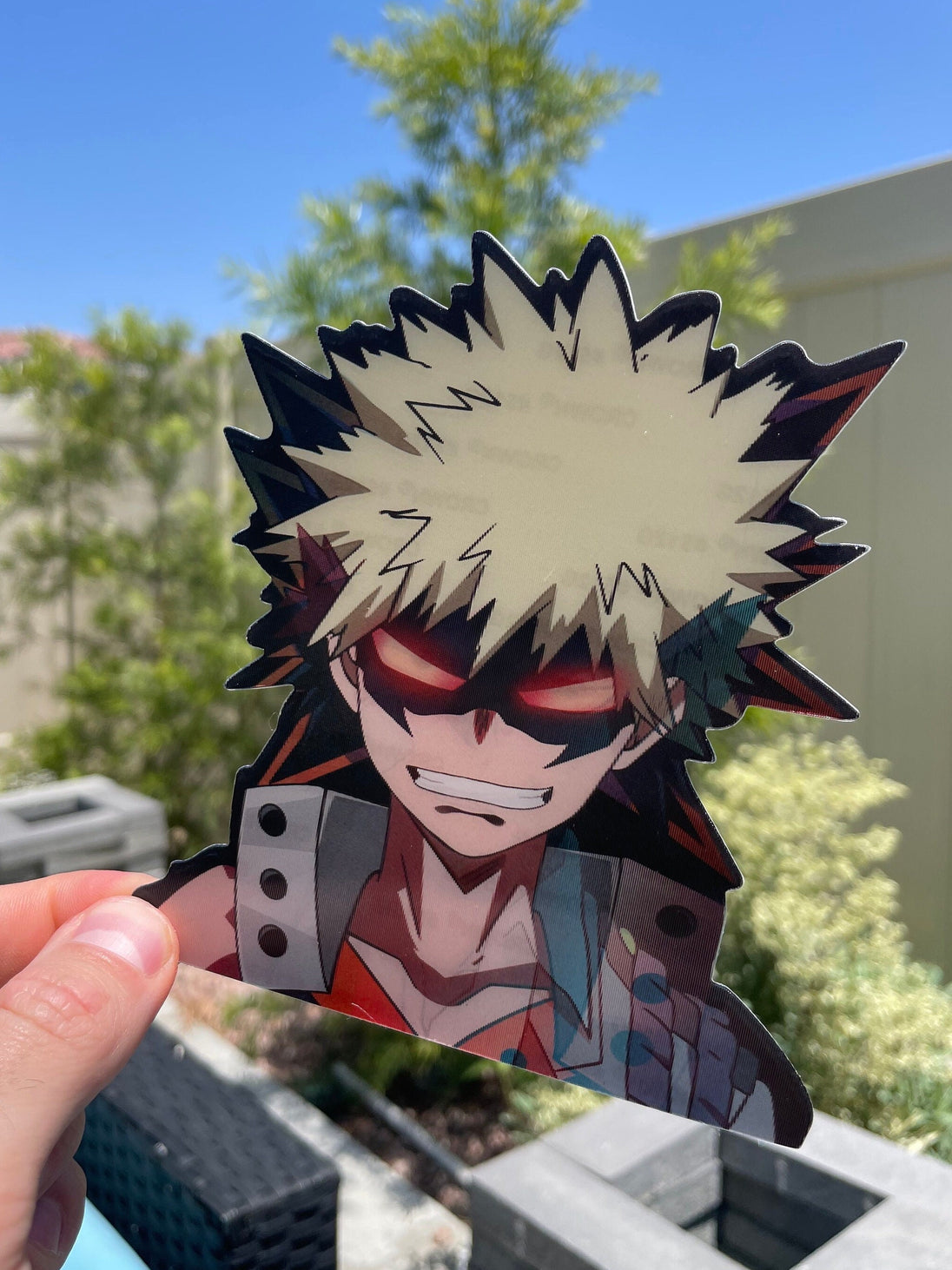 Peeker Sticker 3D Lenticular Motion Anime Style MHA 2