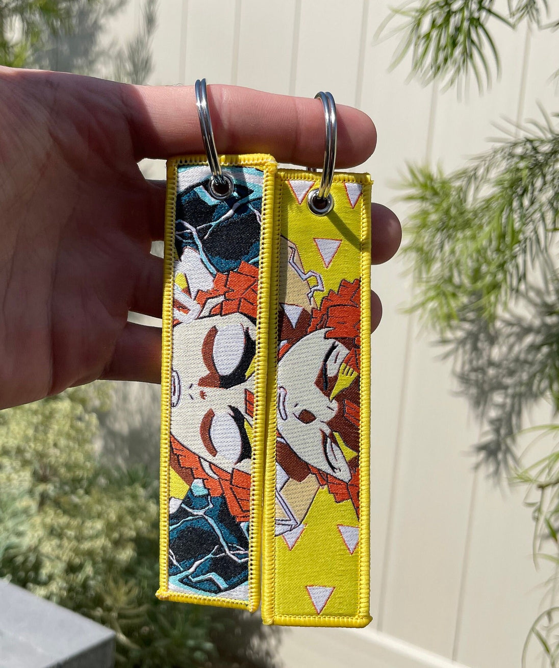 Embroidered Anime Jet Tag / Key Tag