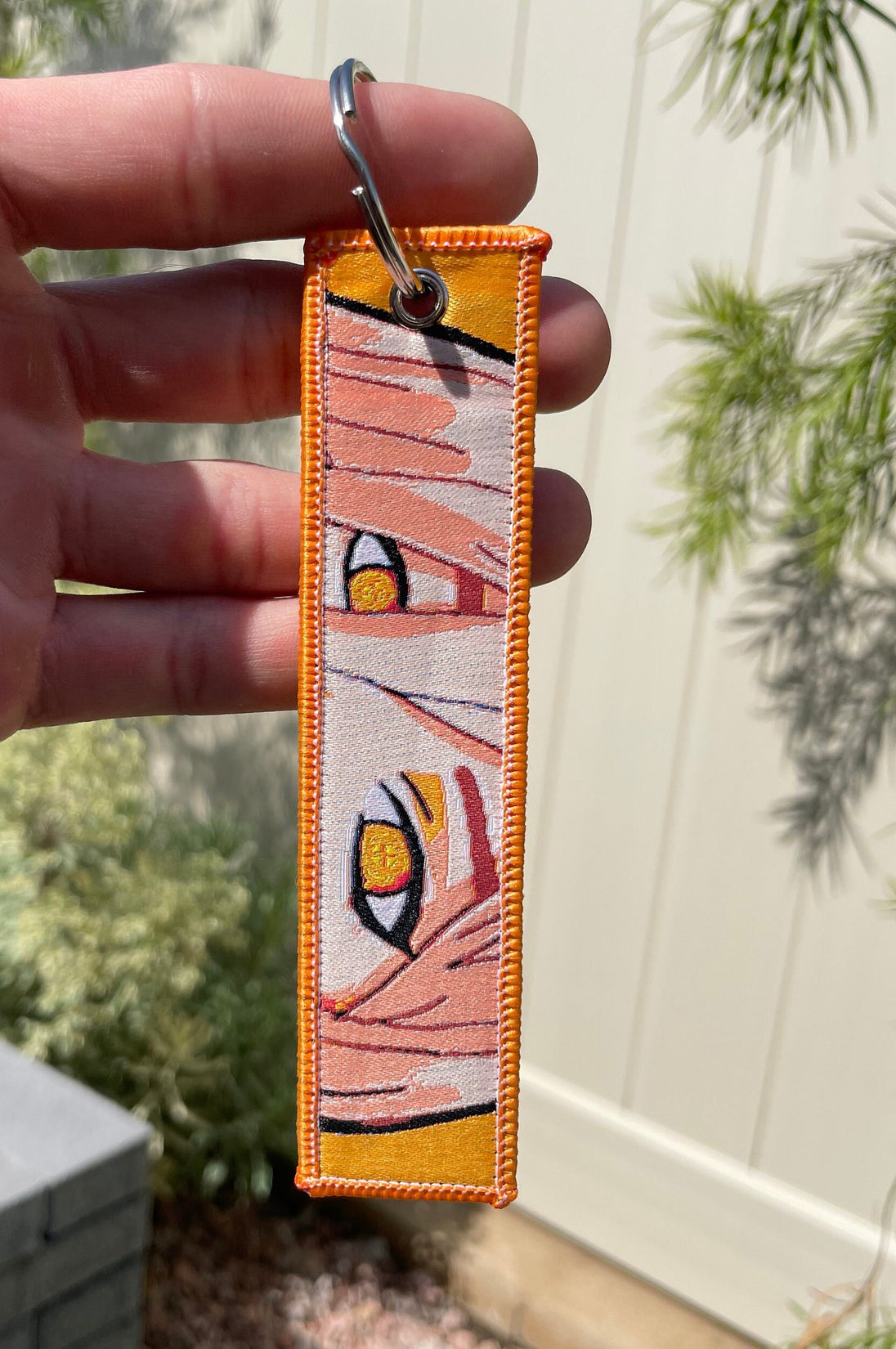 Embroidered Anime Jet Tag / Key Tag