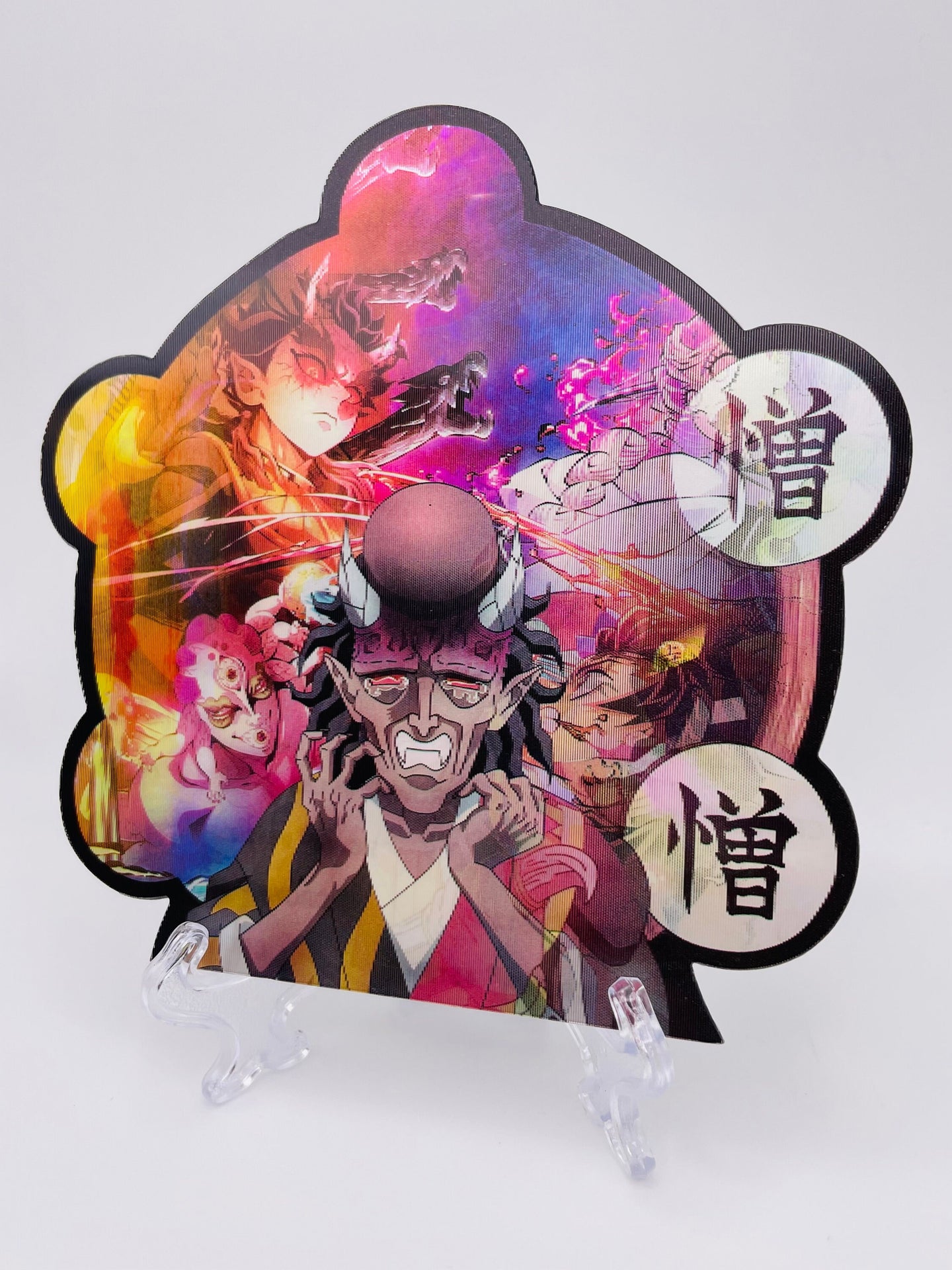 Peeker Sticker 3D Lenticular Motion Anime Style Slayer