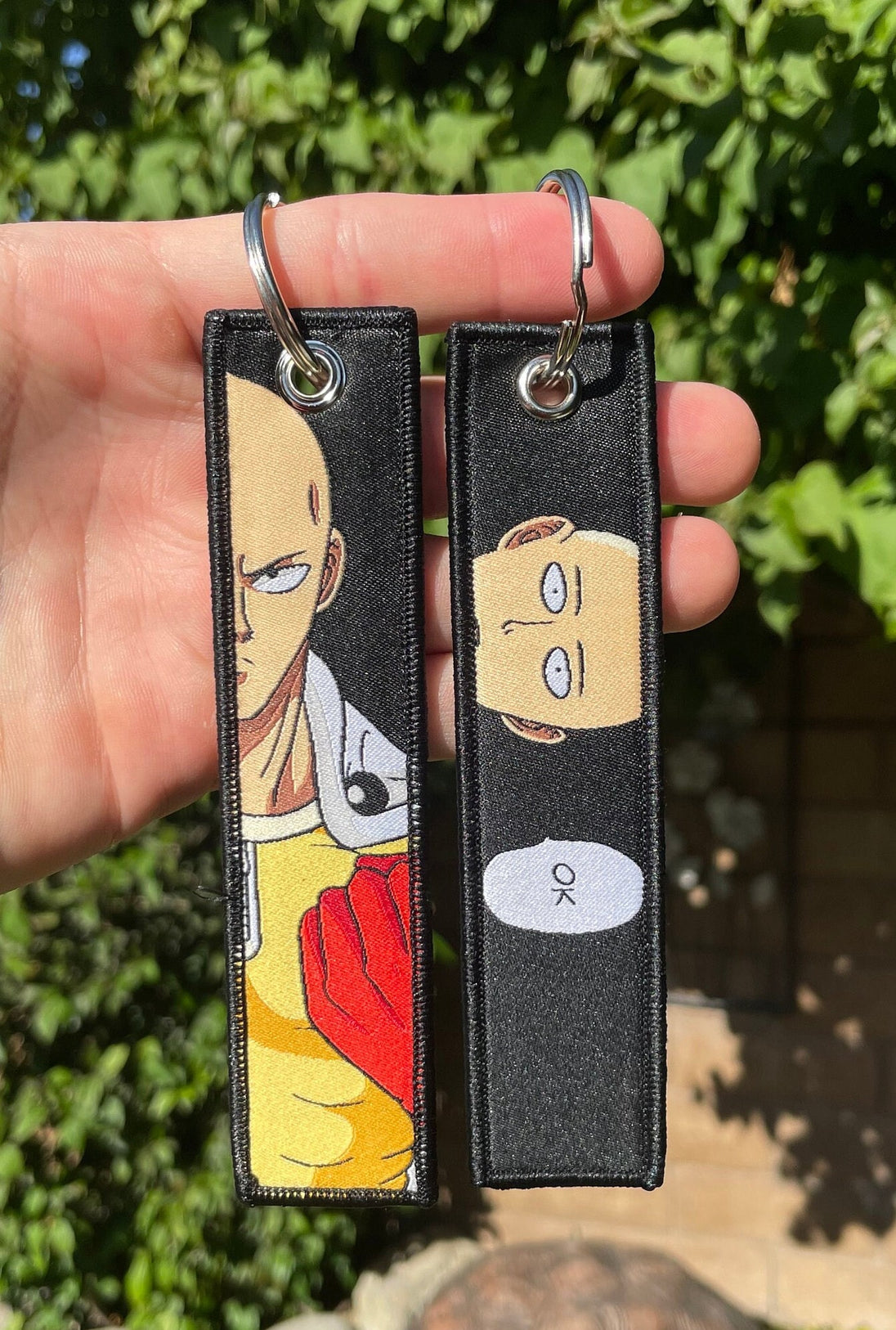 Embroidered Anime Jet Tag / Key Tag