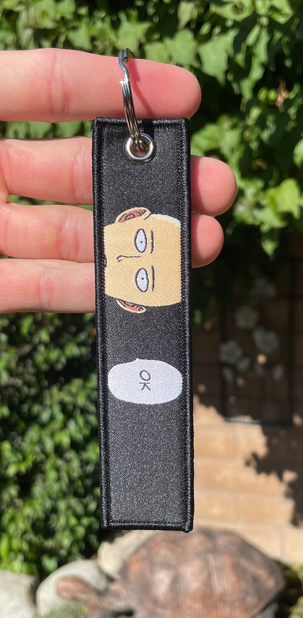 Embroidered Anime Jet Tag / Key Tag