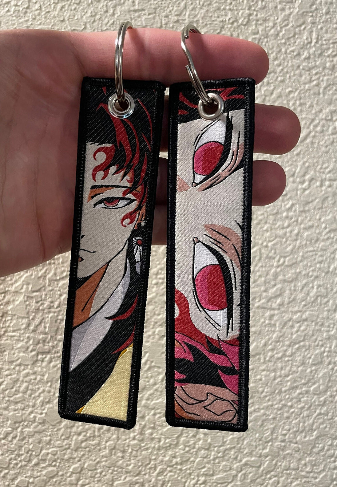 Embroidered Anime Jet Tag / Key Tag