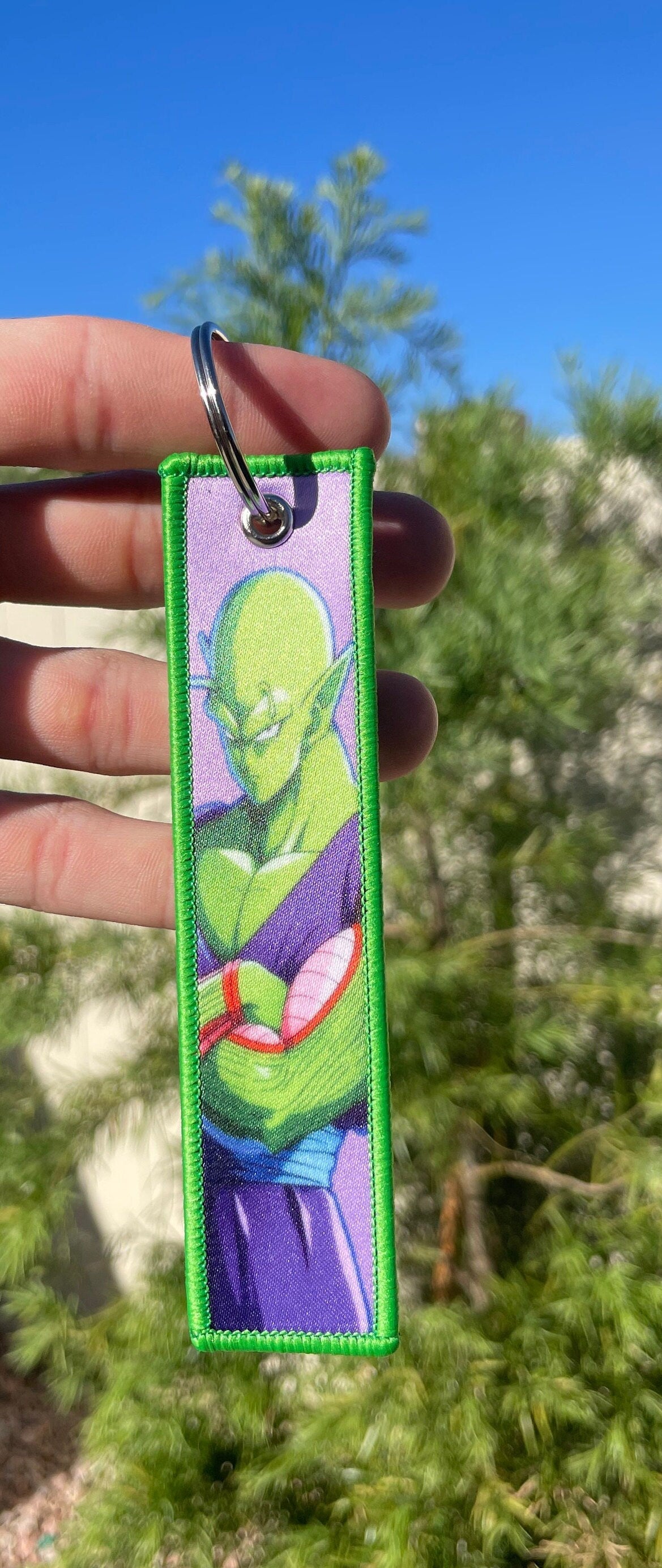 Embroidered Anime Jet Tag / Key Tag