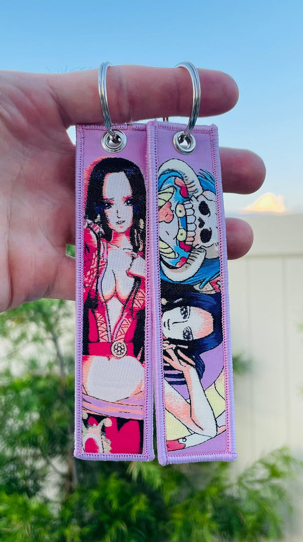 Embroidered Anime Jet Tag / Key Tag